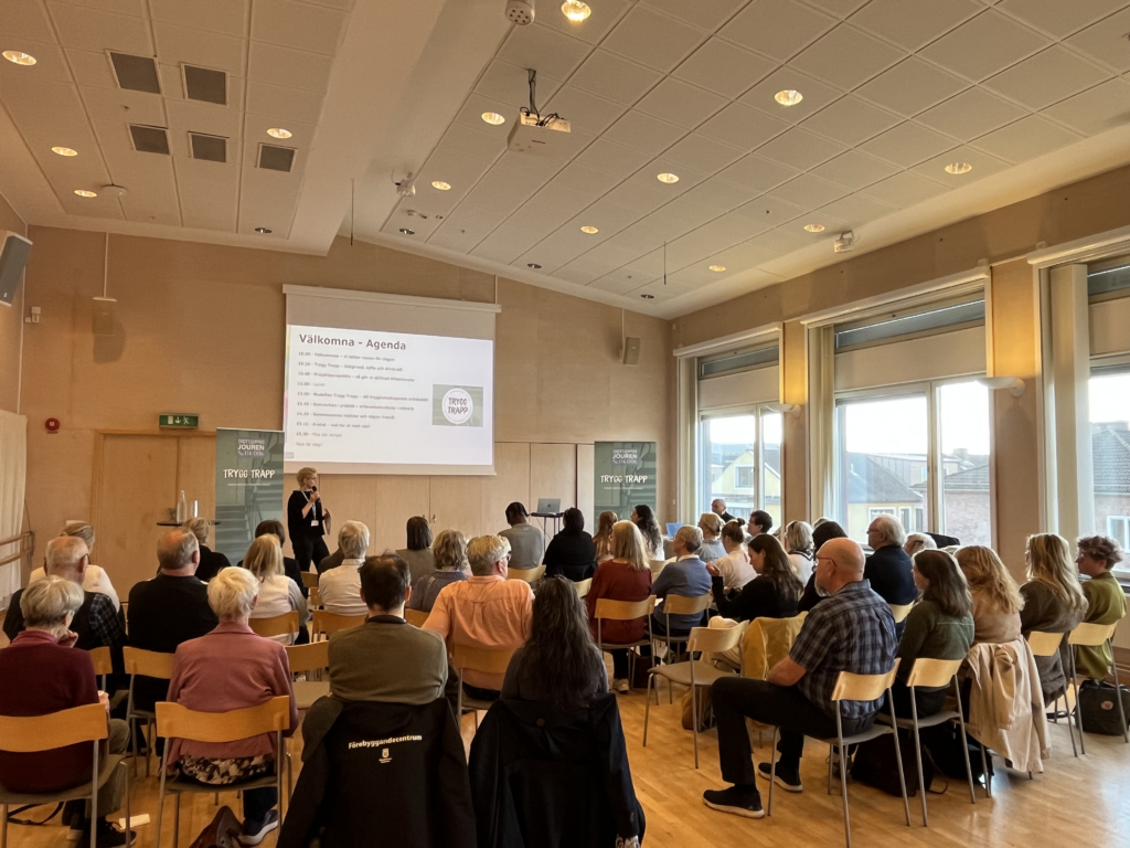 Samtal med unga vuxna om tryggare bostadsområden genom Trygg Trapp
